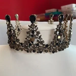 Barode | Accessories | Nwt Tiara Crown Black And Gold 5 X 25  display picture 2